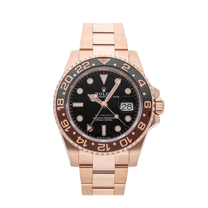 ROLEX ROSE GOLD GMT MASTER II “ROOT BEER” 126715CHNR