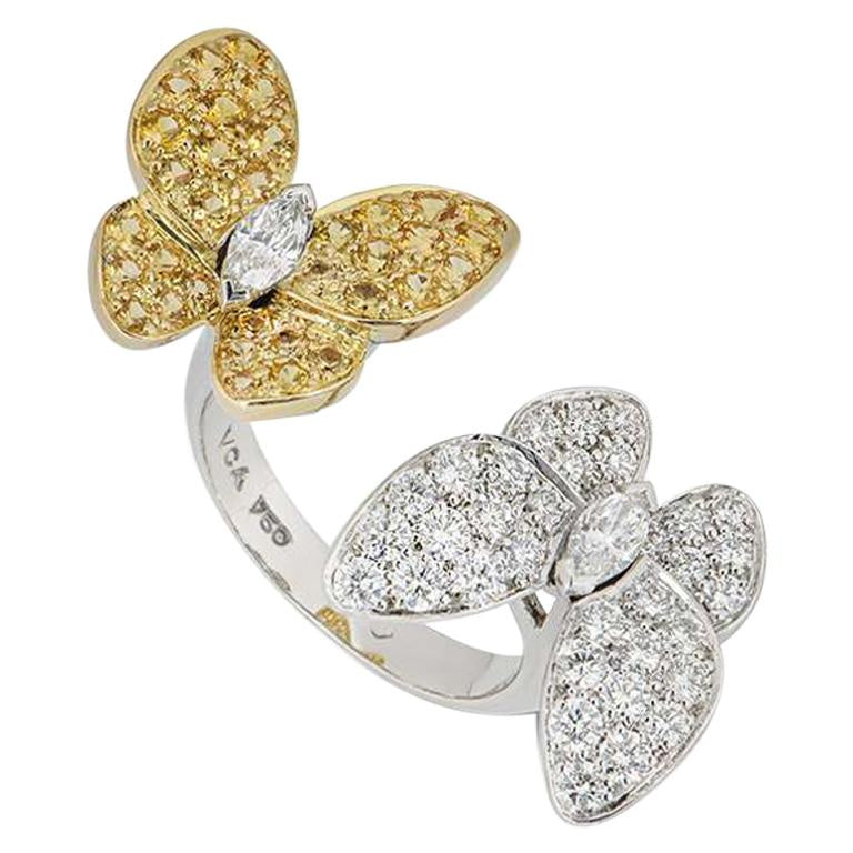 VCA BETWEEN THE FINGER BUTTERFLY RING