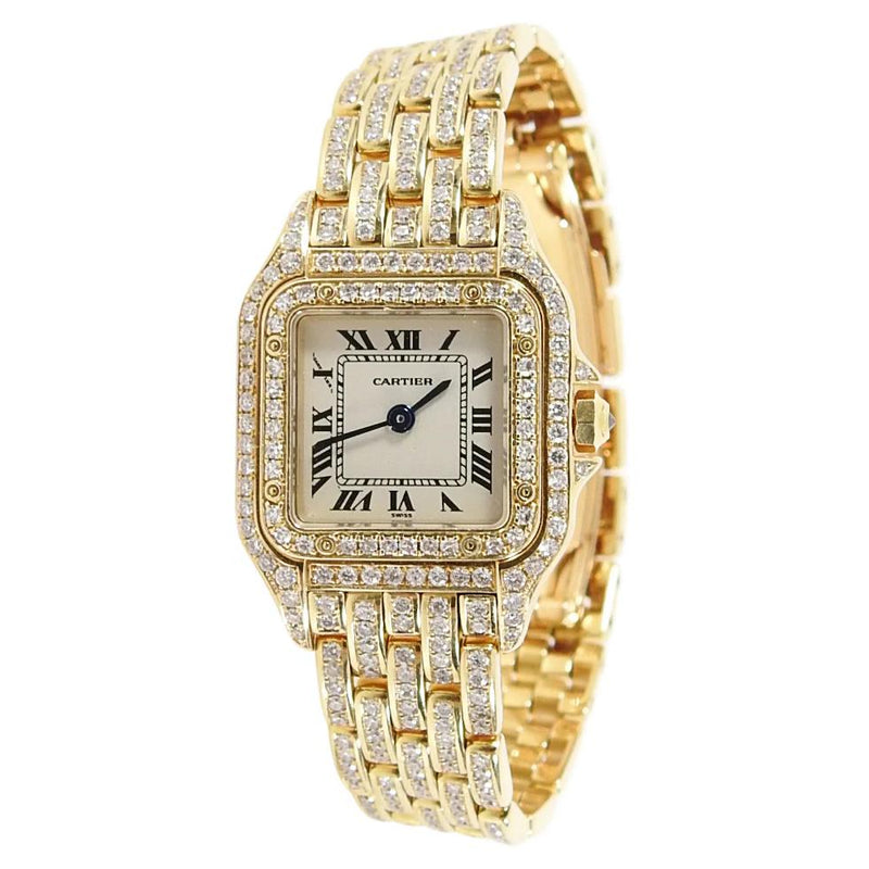 CARTIER LADY PANTHERE 18K Y/G FULL DIAMOND