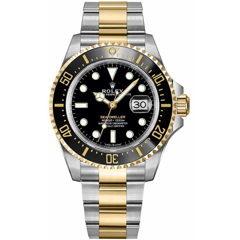 ROLEX SEA-DWELLER 18K YELLOW GOLD & STAINLESS STEEL