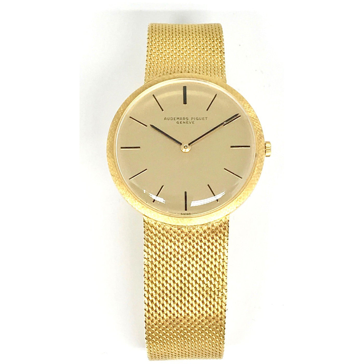 AUDEMARS PIGUET 18K YELLOW GOLD VINTAGE STEVEN CO. JEWELERS