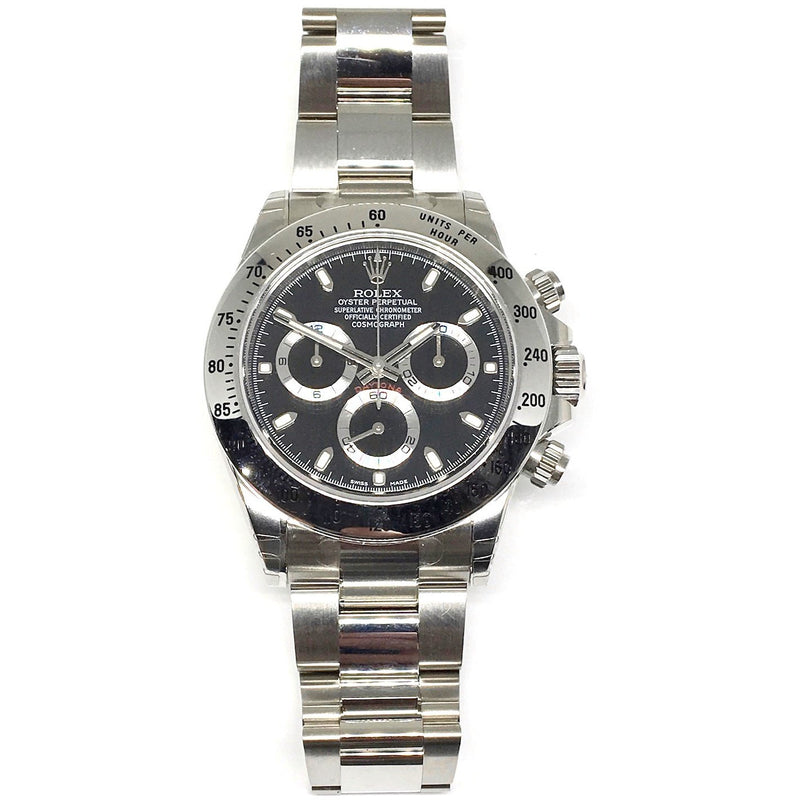 Rolex Daytona Stainless Steel Black Dial