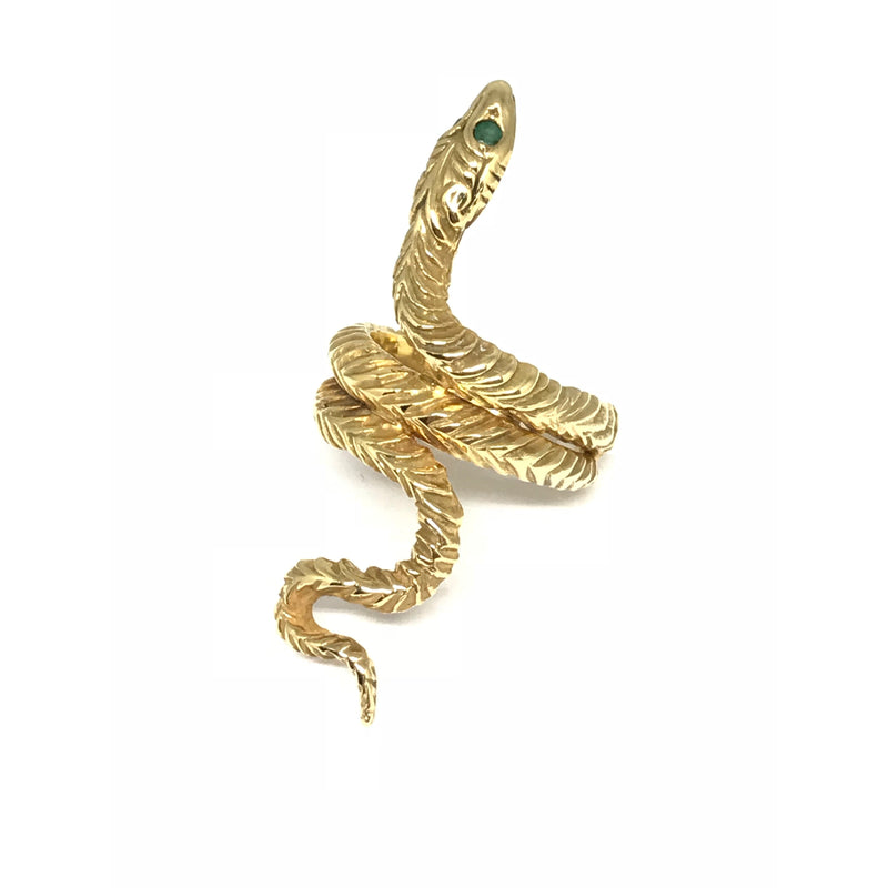 VICTORIAN SNAKE RING 14K