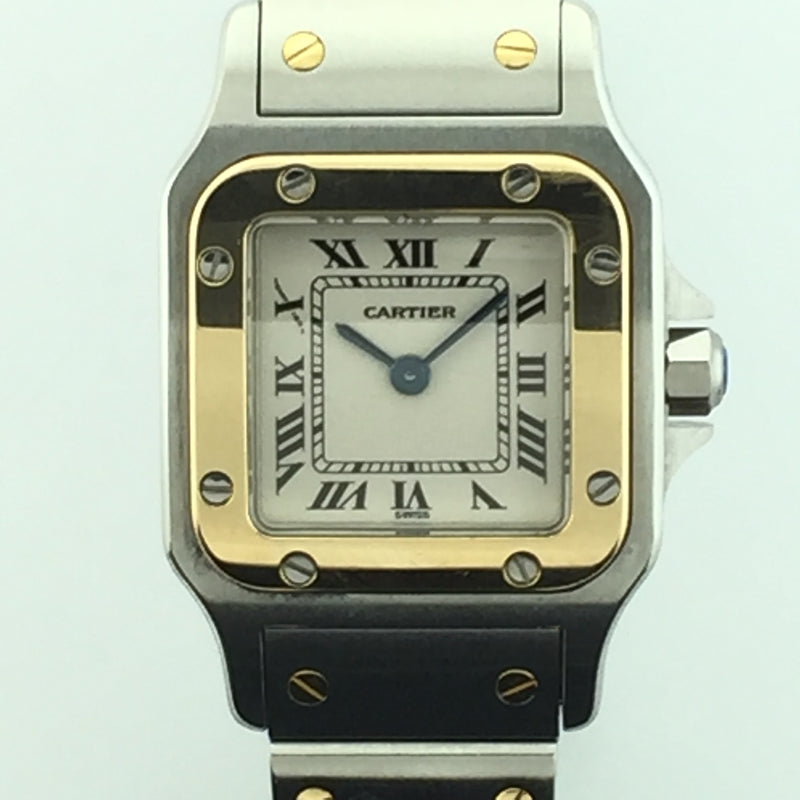 Cartier two tone Santos-small