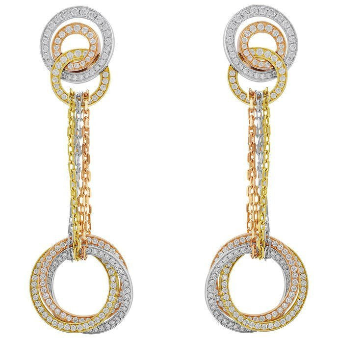 Cartier Diamond Trinity Earrings