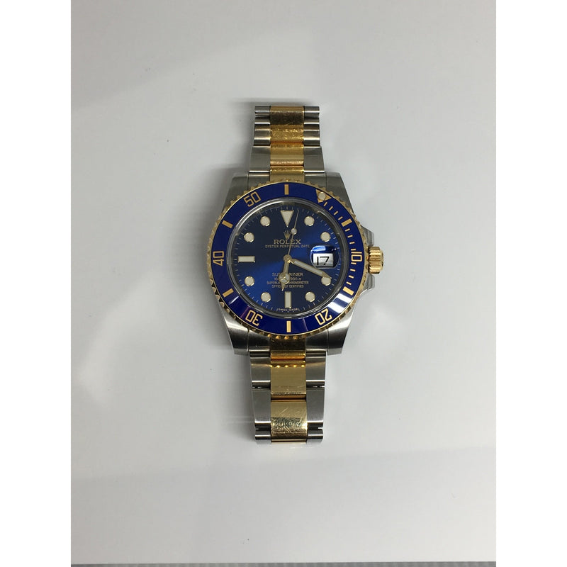 ROLEX SUB 2 TONE CERAMIC BLUE