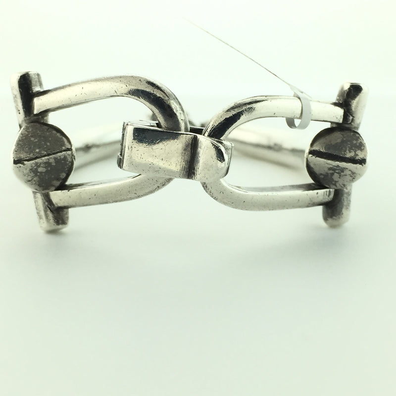 Gucci Horsebit sterling silver bracelet | Gray & Sons Jewelers