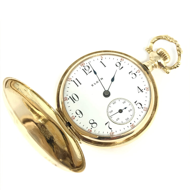 14K YELLOW GOLD ELGIN POCKET WATCH